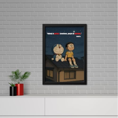 Generic GOAT VILLA Doraemon Nobita Poster 12x9 Inch - Image 3