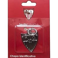 SEVILLA CF - Chapa Identificativa para Perro, Placa para Grabar