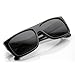 Classic Old School Eazy E Square Flat Top OG Loc Sunglasses (2-Pack Black)