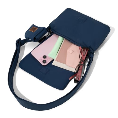 Image of Lee Small Crossbody Bags for Women, Lightweight Mini Shoulder Bags for Women Going Out Purse, Casual Bag with Earphone Pouch
