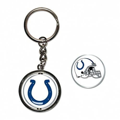 Porte-clés Spinner NFL Indianapolis Colts rotatif anti stress