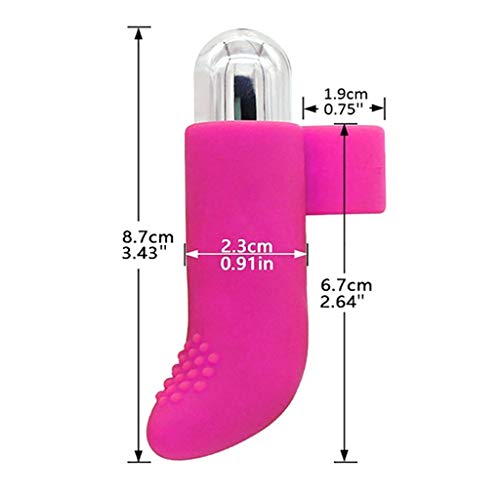 Rubsy 1 conjunto de mini vibradores Bullet Finger fêmea G - estimulador Spotvibrator Seis brinquedos