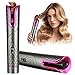 Flintronic Fer a Boucler Cheveux Automatique, Boucleur a Cheveux Sans Fil, Boucleur Céramique USB Rechargeable, avec 6 Réglages de Température & Minuteur, Anti-brûlure, pour Cheveux Longs/Courts