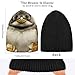 QGBYMX Penguin Floral Cute Winter Beanie for Men Women – Fashion Design, Unisex Soft Warm Knit Hat Ski Stocking Cuffed Cap Multi
