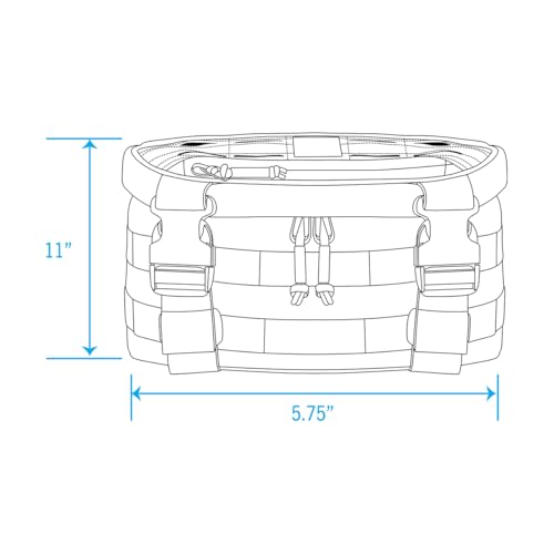 Biltwell Bolsa para motocicleta Exfil-7 2.0 - Preta