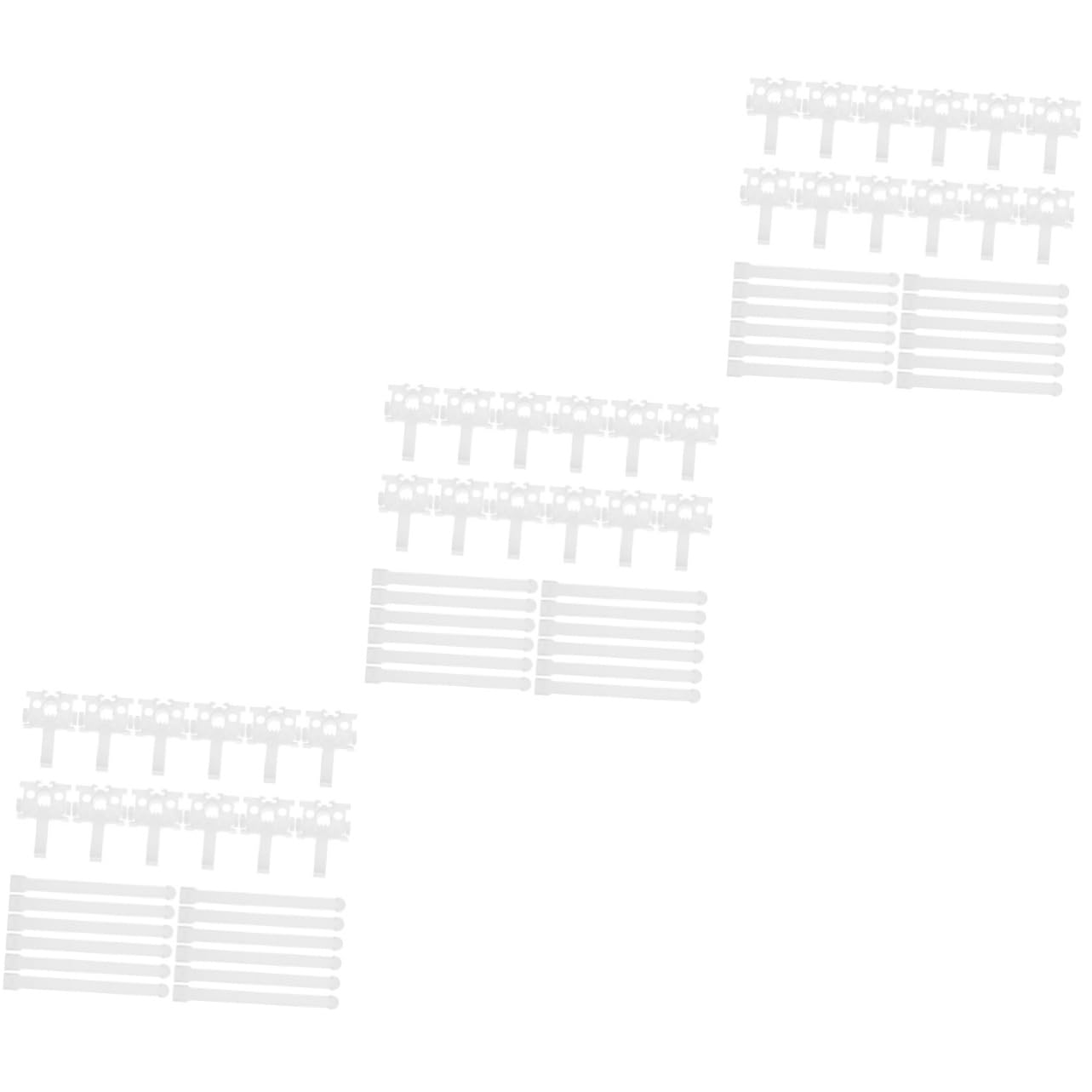 Kit de réparation de stores verticaux SHINEOFI avec 36 poulies et clips