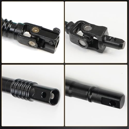 Edicapo Upper & Lower Intermediate Steering Shaft Column Compatible with Chevy Silverado Avalanche Suburban GMC Sierra Yukon 1500 2500 3500 1999-2006 Replace 25958109 19329330 only fit 4WD by Edicapo - Used condition - Image 4