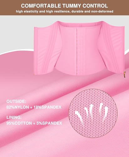 Image of Lover-Beauty Waist Trainer for Women Corset Shapewear Tummy Control Workout Waist Cincher Body Shaper Girdle