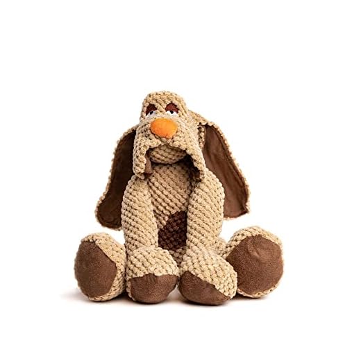 fabdog Floppies Plush Dog Toy - Cute & Durable Squeaky Dog Toys - Best Squeak Toy for Puppies and All Breeds | Ideal Pet Gift| Small Dog