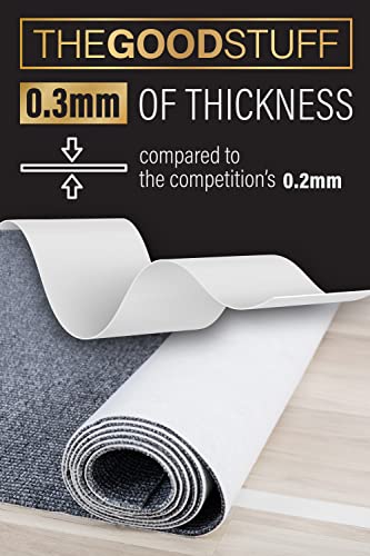 The Good Stuff Rug Gripper Tape For Hardwood And Laminate Floors [10 Yards/Extreme Strength] Keep Rug In Place On Carpet, Laminate, Tiles, And Wooden Floors, With Rug Tape Carpet Tape Double Sided #TOP4