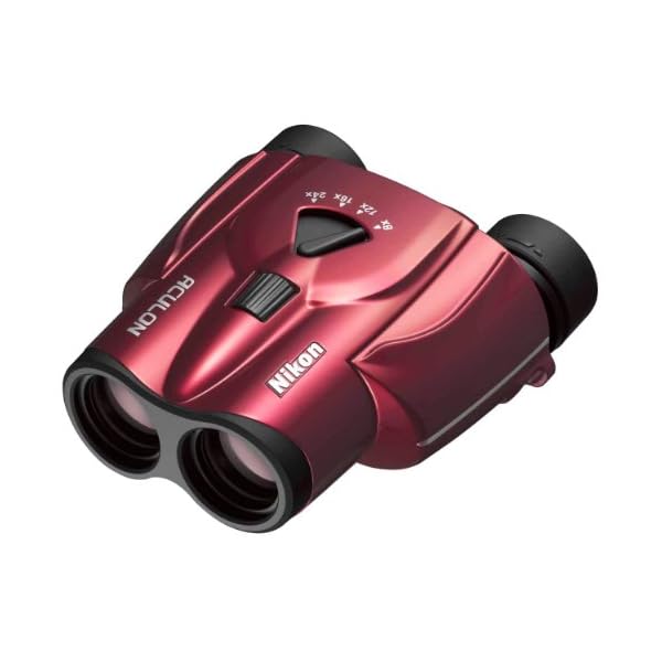 Nikon Aculon T11 8-24x25 Zoom-Fernglas (8- bis 24-fach, 25mm Frontlinsendurchmesser) rot