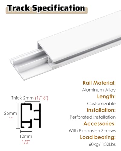 Cimaise pour tableau rail robuste et suspensions pour cimaises de studio