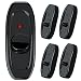 5 Pack Appliance Switch On/Off Button Table Lamp Desk Light Inline Cord Switch 250V 10A, Black