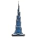 Runsong Creative 3D Puzzle Paper Model Burj Khalifa Tower DIY Fun & Educational Toys World Great Architecture Series, 49 Pcs