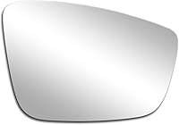 Vista 8 de BOOLEE Espejo retrovisor lateral de cristal - Reemplazo para lado del conductor izquierdo para Volkswagen Beetle 2012-2019, Jetta 2011-2018, Passat