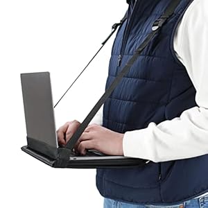 BISupply Adjustable Laptop Chest Carrier Harness, Hands-Free, Portable, Unisex