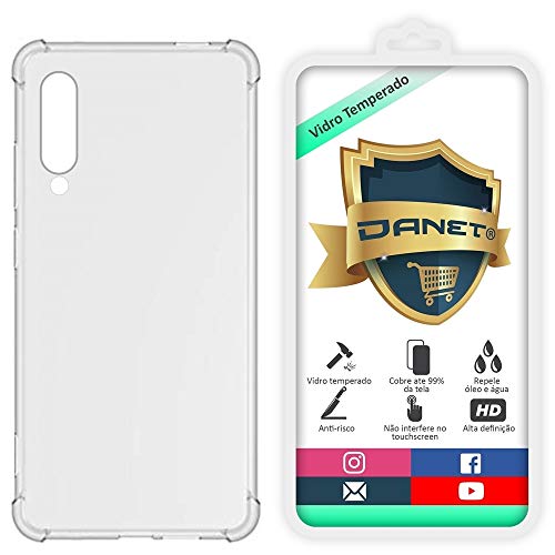 Kit Capa E Película Para Xiaomi Mi 9 Se De Tela 5.97Polegadas Capinha Case Transparente Air Anti Imp
