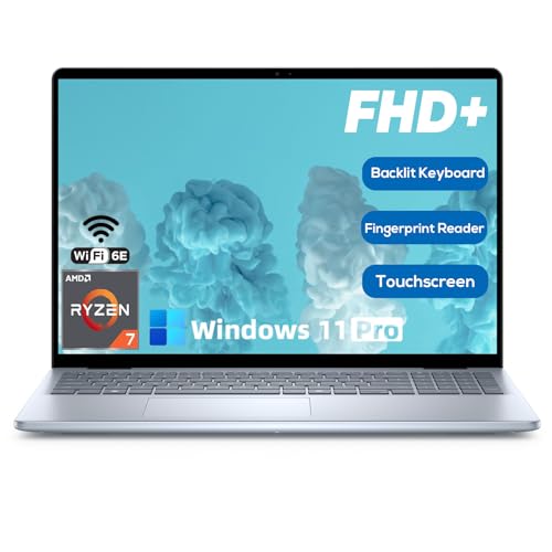 Dell 16' FHD+ Laptop for Creators & Business, AMD Ryzen 7 8840U, 32GB RAM, 2TB Huge Storage, SD Card...