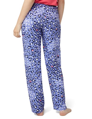 Image of HUE Women's Sleep and Lounge Pajama Separates, Late Summer & Fall Collection, Jacaranda Shady Leopard - Sleep Pant, X-Large