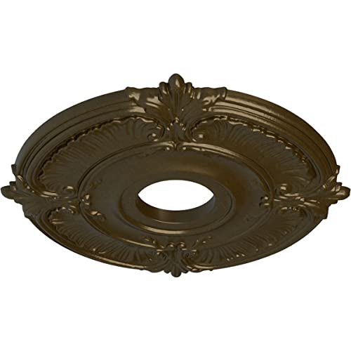 Image of Ekena Millwork CM18ATBRSDecorative Ceiling Medallions Modeled After Original Historical Patterns & Designs, Brass