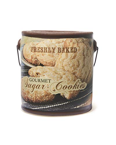 A Cheerful Giver - Gourmet Sugar Cookie Scented Jar Candle (20 oz) Decorative Ceramic Jar Candle with True to Life Fragrance Made in USA