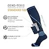 DexShell Waterproof Wading Socks Knee High for Men & Women, Hiking Trail Running in Cold Wet Conditions, Lightweight Coolmax Inners with Breathable PFOA-free Membrane, Unisex XL, JBB Black #2