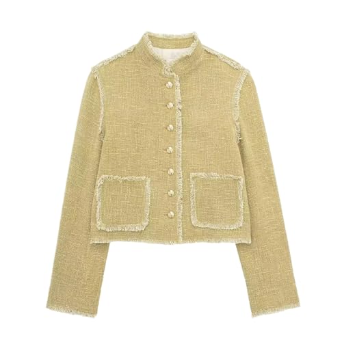 Manteau en tweed haut texturé pour sublimer le style de mi-saison