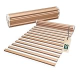 Ehrenkind® Rollrost aus massiver Buche | Rollrost 90x200cm | 21 Latten...