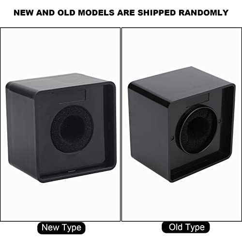 Estação de Bandeira de Microfone, Preto ABS 41mm Estação Quadrada de Microfone Compacto Portátil Em