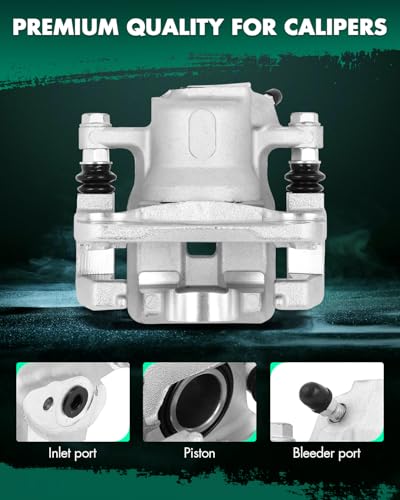 Image of SCITOO 19B3193 Rear Left Disc Brake Caliper Assembly w /Bracket For Toyota For RAV4 2006-2012