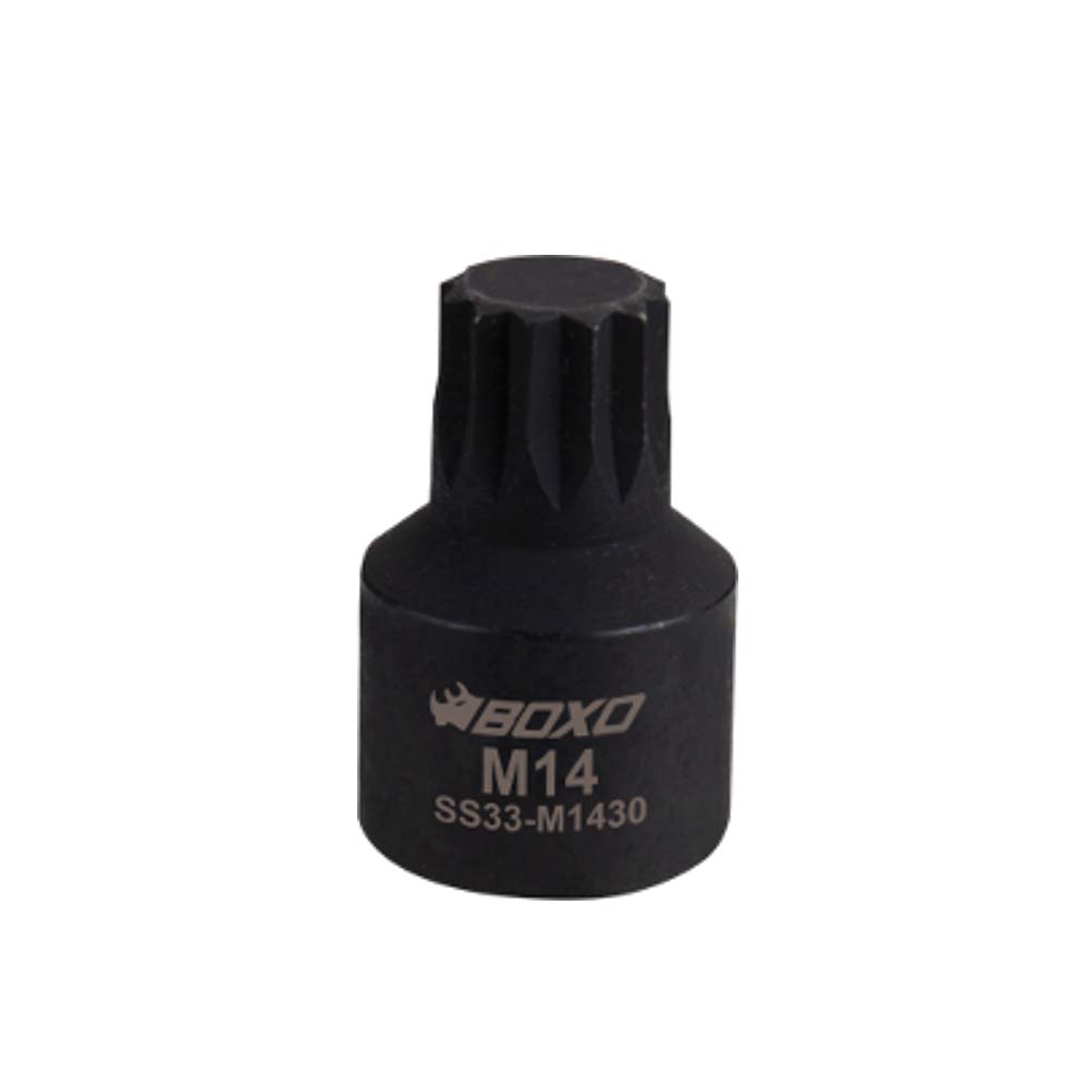 3/8" Drive Spline Impact Low Profile Bit Socket M14 30.4mm Height SS33-M1430