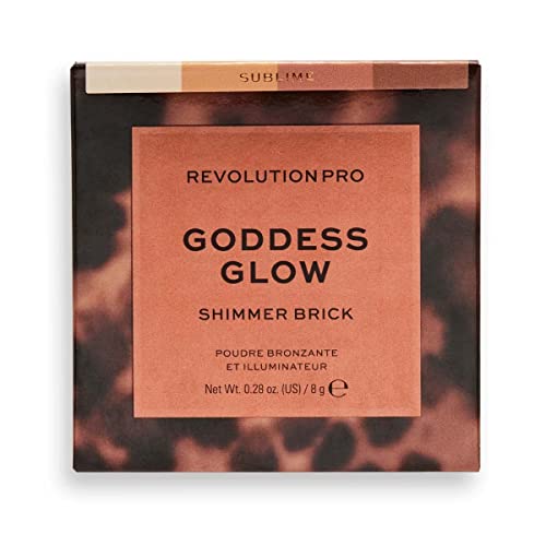 Revolution Pro - *Goddess Glow* - Iluminador y bronceador en polvo Shimmer Brick - Afterglow