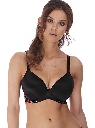 Freya women's awakening demi plunge underwire molded t-shirt bra,…