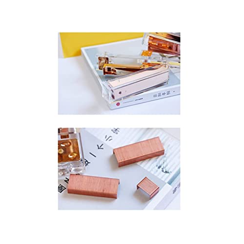 Agrafeuse de bureau en acrylique transparent de qualité pour école et maison