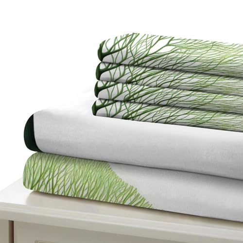 Parure de lit microfibre résistante effet 3D haut de gamme - 7