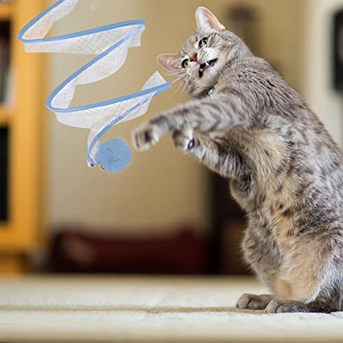 Túnel de gato em forma de S,Túnel de Gato Tubo Brinquedo Dobrável para Animais de Estimação - Brinqu