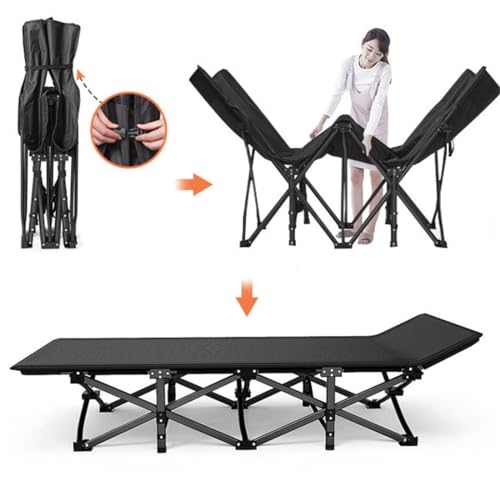 Drap pliant simple et chaise de lit inclinable pour pause déjeuner et extérieur - 6