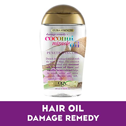 Ogx 90122 Extra Strength Damage Remedy + Coconut Miracle Oil Penetrating Hair Oil Treatment thumb #6