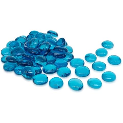 Erment - Jolies galets en verre bleus Cover