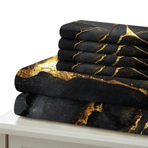 Parure de lit king size microfine housse de couette imprimée 3D lunettes de soleil luxe - 7