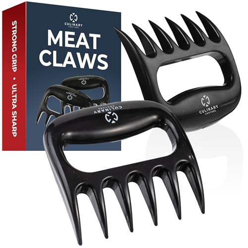Product Image of the Meat Shredder Claws – Bear Claws Meat Shredder for Pulled Pork, Chicken and Beef, Heat Resistant Plastic Meat-Claws for Shredding, Ergonomic Grip, Dishwasher Safe BBQ Tool
