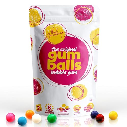 The Candery Gumball Machine - 15 Inch Candy Dispenser With Stand Durable Aluminum Frame- Includes 2Lbs Bag Of Gumballs For Gumball Machine thumb #6