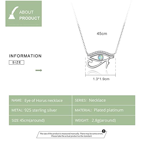 Collier ras du cou œil d'Horus, votre amulette de sérénité argent - 6