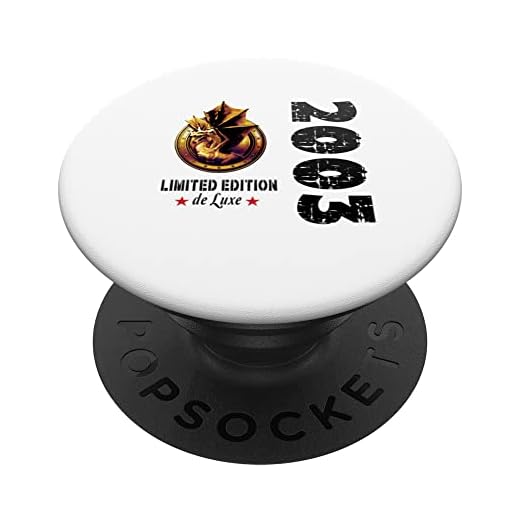 2003 año de nacimiento, 2003 cumpleaños de edición limitada PopSockets PopGrip Intercambiable