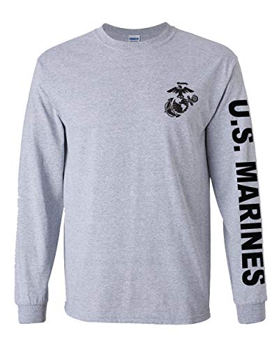marine corps long sleeve dress shirts United States Marine Corps Embroidered Dress Shirt