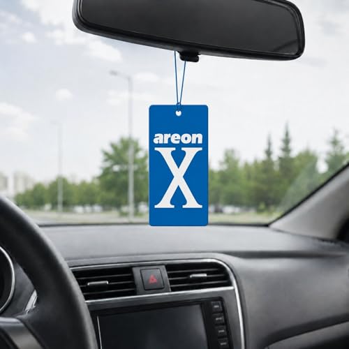Image of AREON X Miami Beach Hanging Car Air Freshener - Long Lasting Hanging Fragrance for Car Interior - Stylish Hanging Air Freshener - Premium Fragrance Card Freshener with Easy to Use Design (Pack of 3)