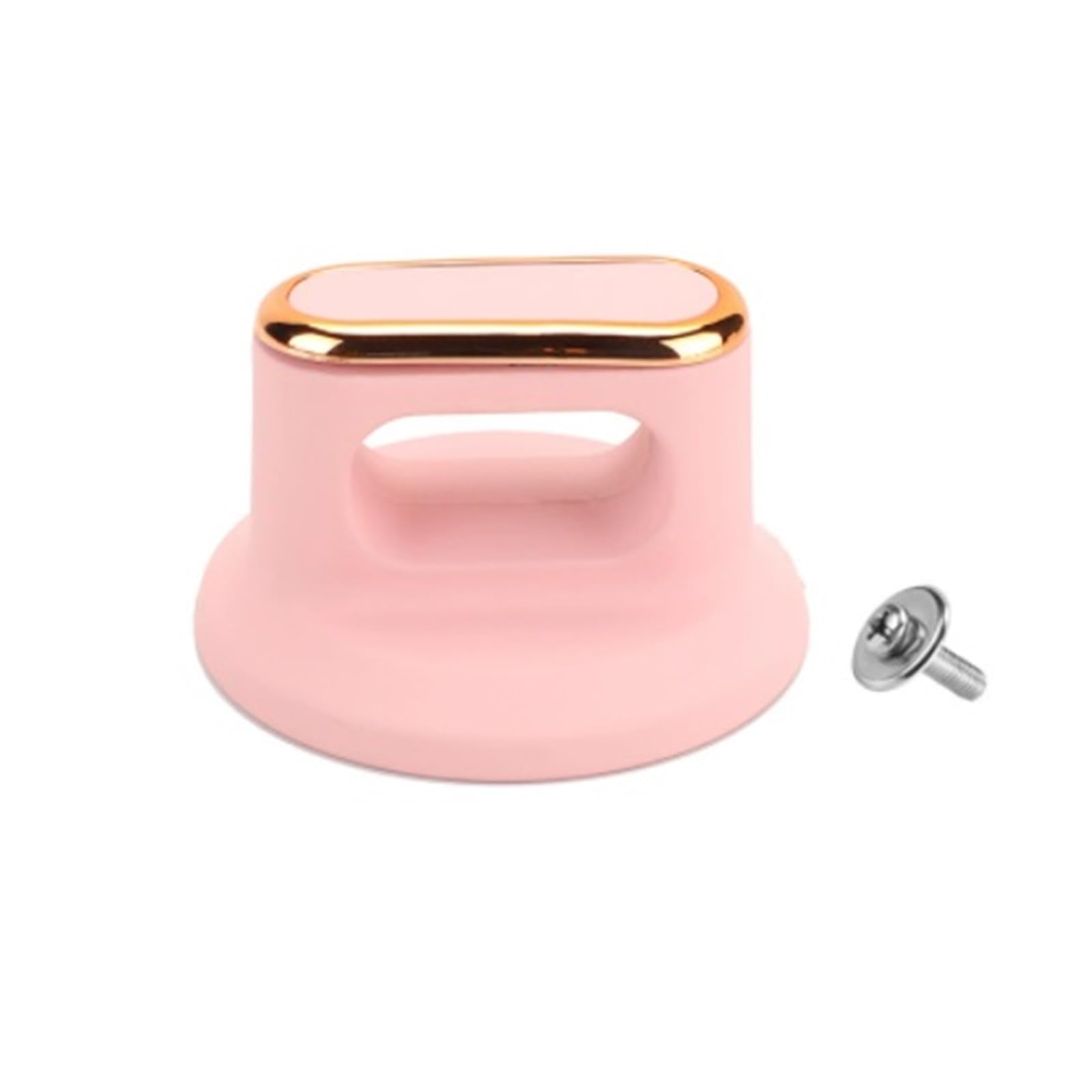 8Pcs Pot Lid Knob Handles with Gold Ring Heat-Resistant Cookware Knobs for Casserole Kettle