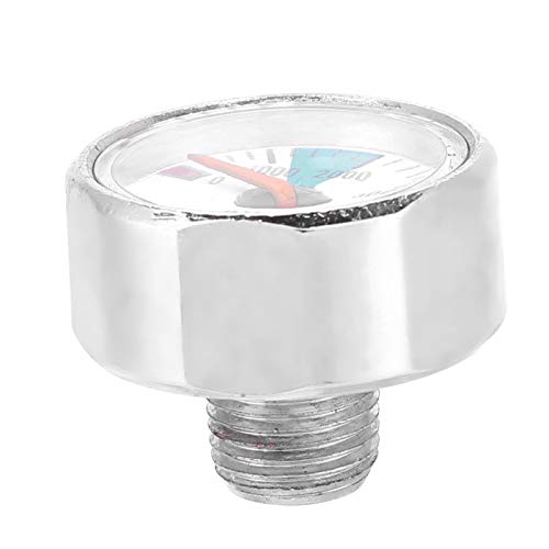 ZJCHAO Manomètre de précision 1 / 8NPT Precision Valve Mini manomètre