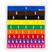 EAI Education Fraction Tiles with Tray: Numbered - Set of 51