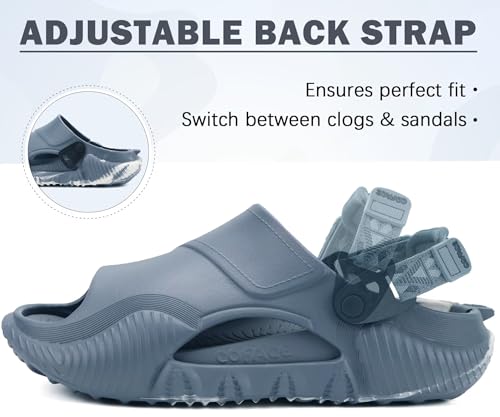 Image of COFACE Mens Orthotic Clogs Orthopedic Mules for Men Recovery Sandals Man Plantar Fasciitis Summer Casual Size 7-15